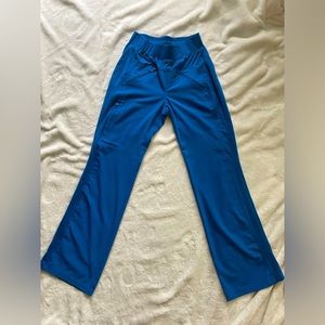XS WHITE CROSS SCRUB PANTS WORN ONCE! ROYAL BLUE💙💙💙